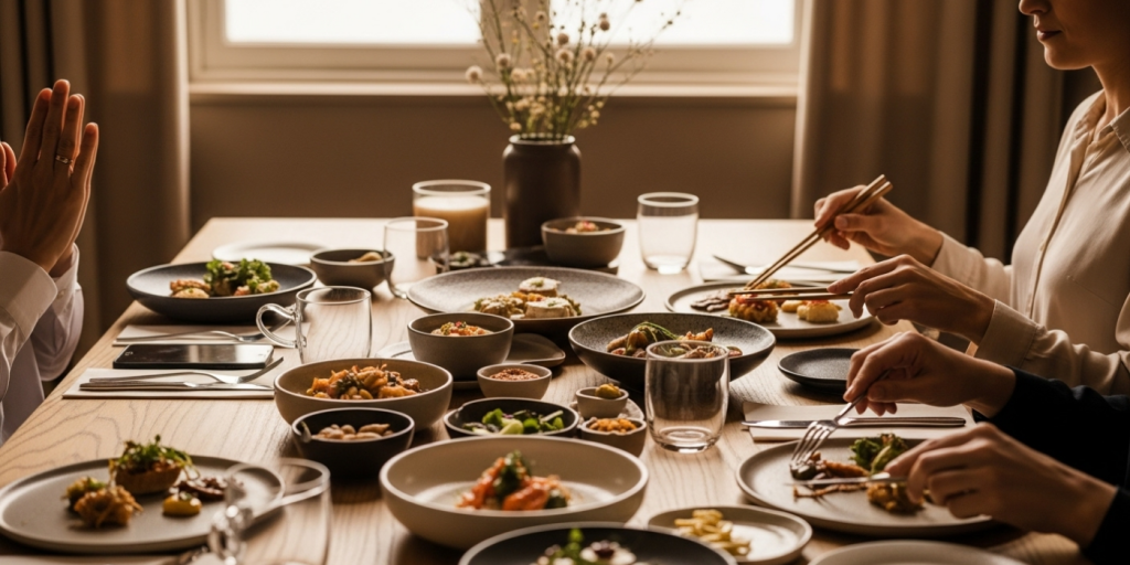 À Mesa: Comer com Respeito