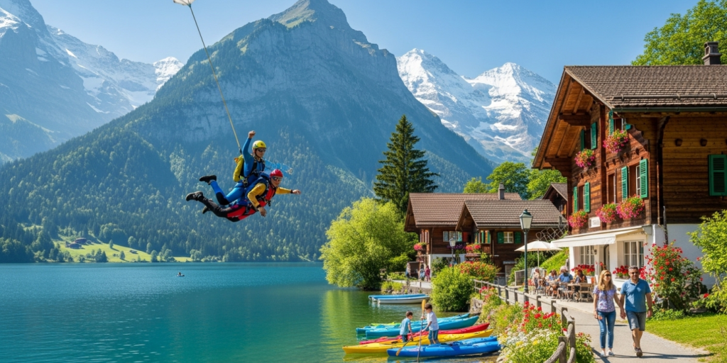 Interlaken, Suíça – Aventura alpina com charme europeu