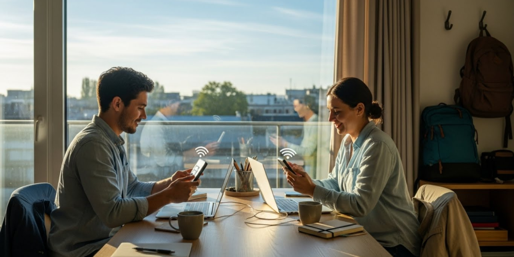 Compartilhe Internet com Quem Viaja Com Você