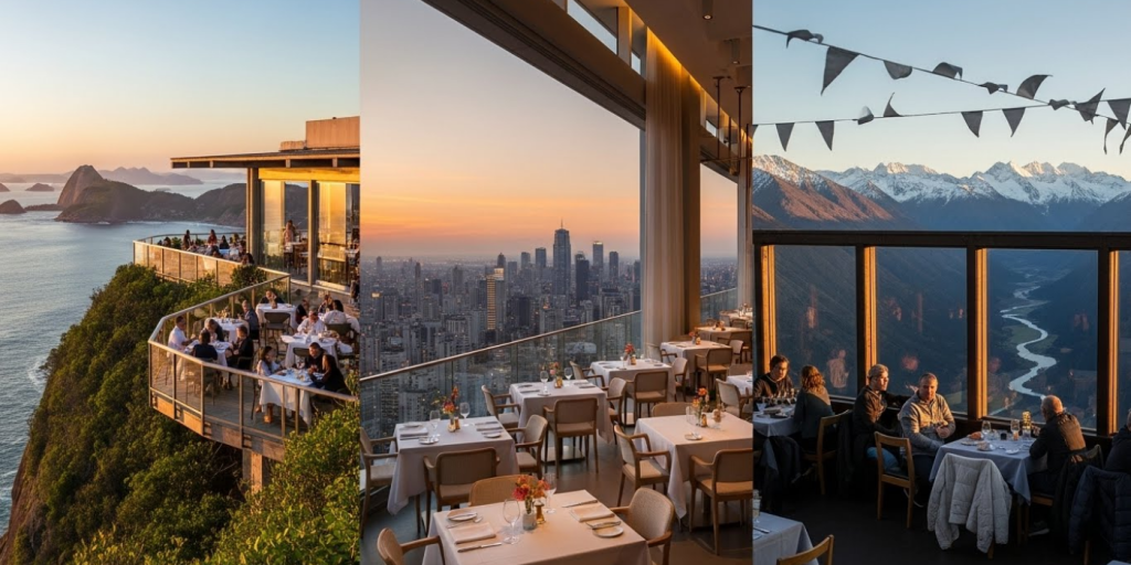 Os Melhores Restaurantes com Vista Panorâmica no Brasil e no Mundo