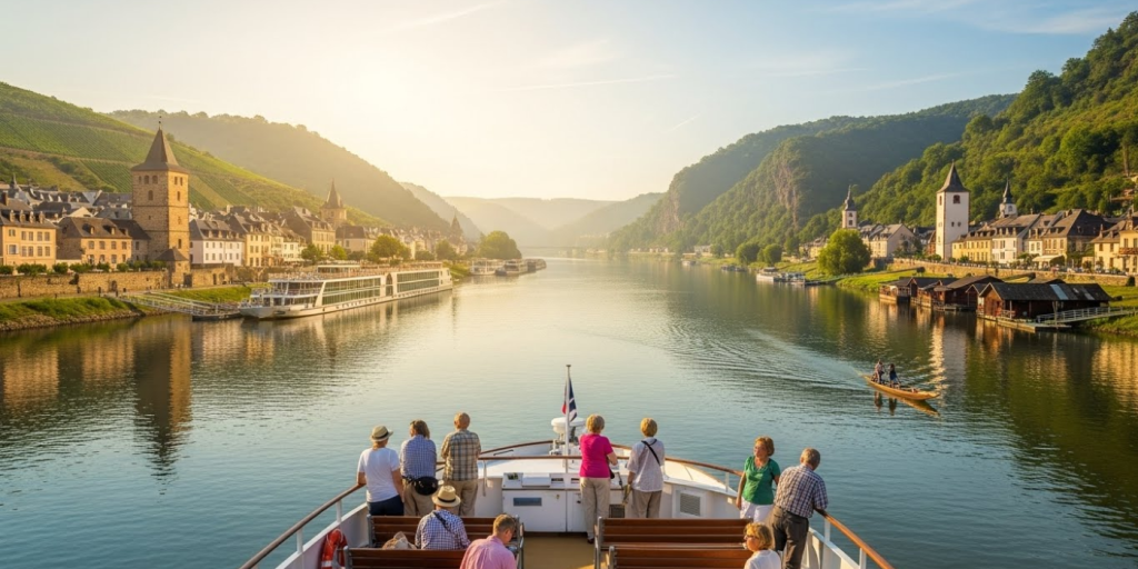 Principais destinos e rotas fluviais no mundo