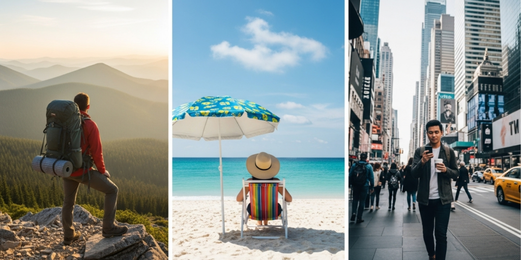 Como escolher o estilo de viagem ideal para o seu perfil de viajante