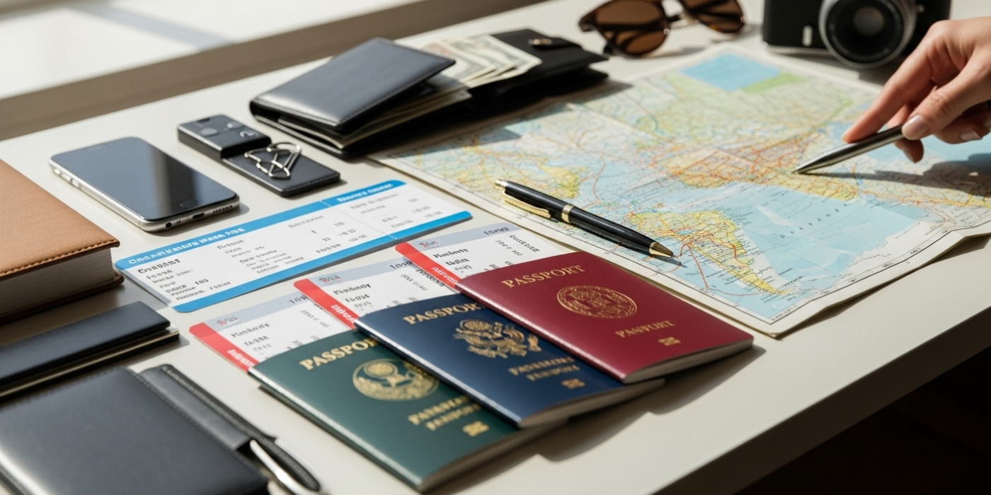 Guia completo para organizar documentos de viagem com antecedência